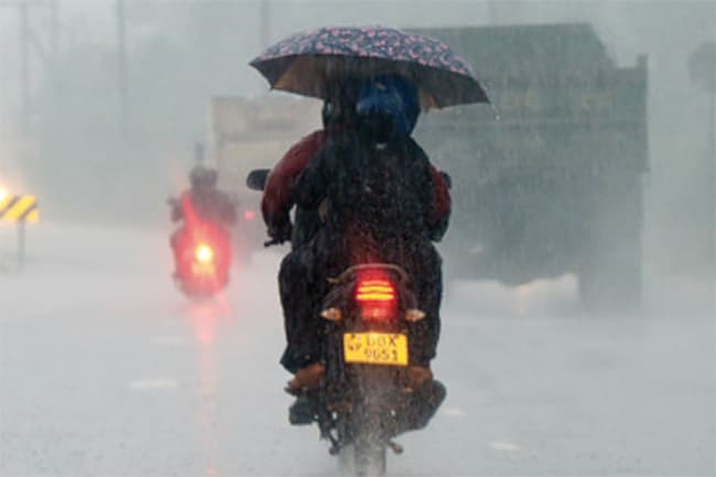 Many areas likely to receive downpours of about 100mm