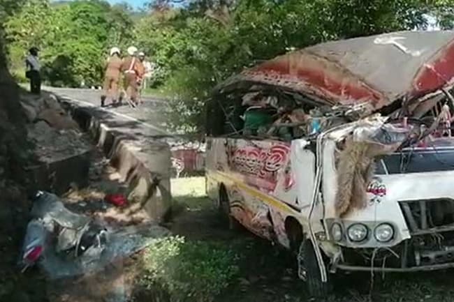 Infant dead, several others injured in fatal bus accident