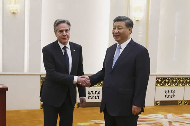 Blinken meets Chinese President Xi in bid to ease soaring US-China tensions