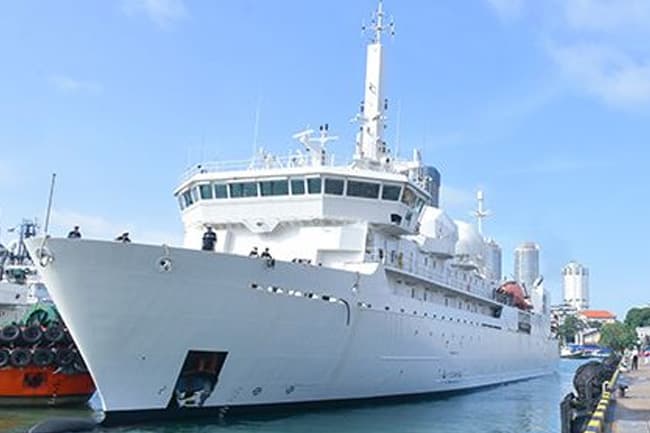 French vessel ‘Dupuy de Lôme’ docks at Colombo Port