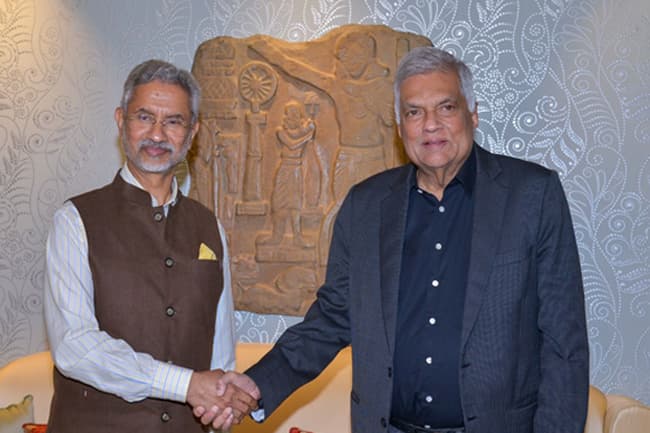Indian Foreign Minister hosts President Wickremesinghe