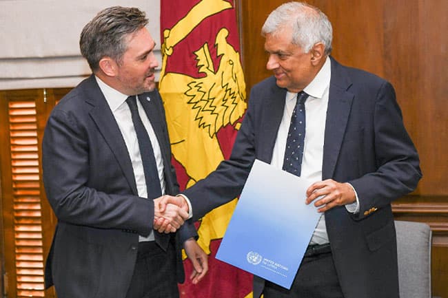 President holds talks on UN’s assistance in Sri Lanka’s debt restructuring process