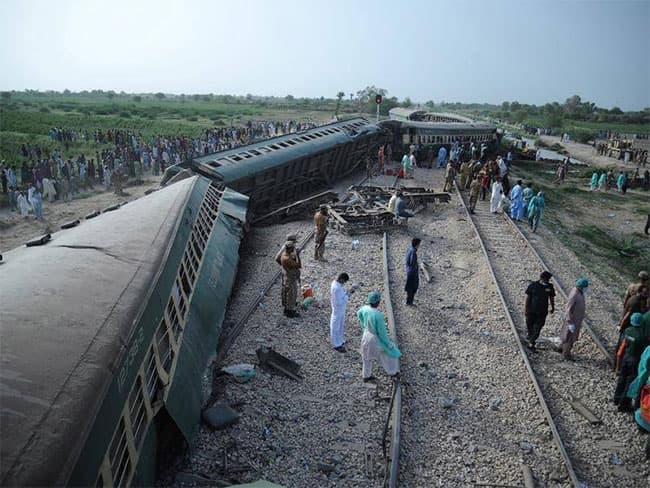 Death toll from train derailment in Pakistan rises to 30 with 90 others injured