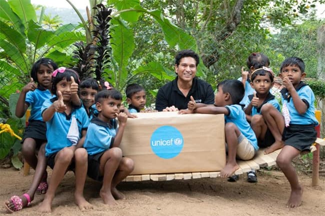 Sachin Tendulkar supports provision of quality education, nutrition for Sri Lankan children