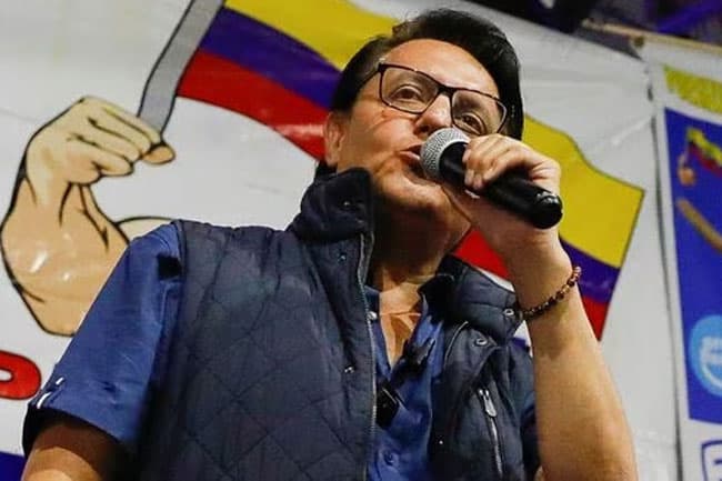 Candidate in Ecuador’s presidential election assassinated during campaign event