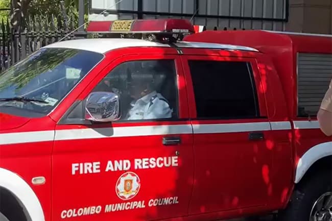 Fire reported at Ministry of Finance