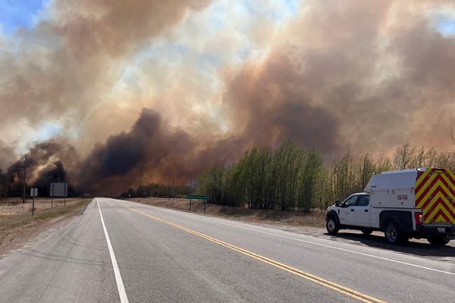 Canada wildfire prompts evacuation of northern city as blaze nears