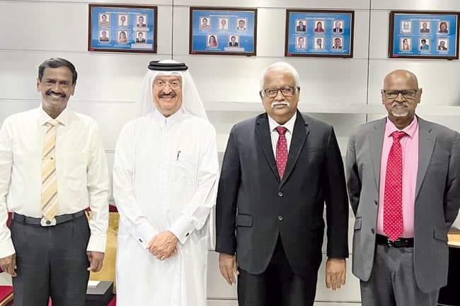 Qatar’s NHRC deputy chair discusses cooperation with Sri Lankan official