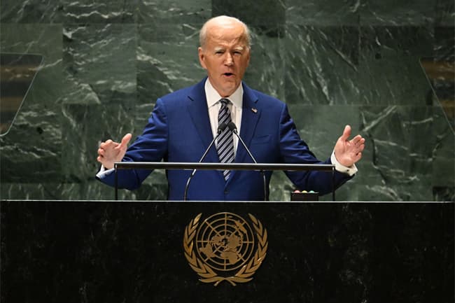 Biden at UN urges world to stand by Ukraine in fight against Russian invasion