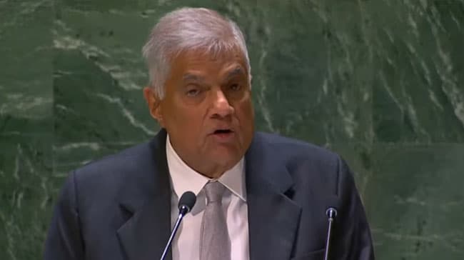 President Ranil calls for restructuring global fiscal system in UNGA speech