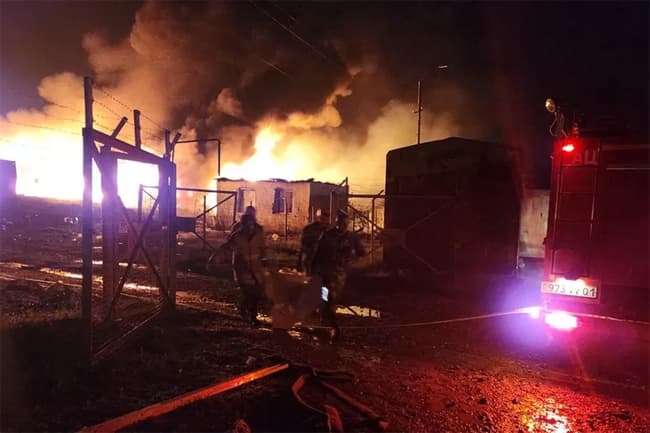 Fuel depot blast in Azerbaijan’s Nagorno-Karabakh kills 20; hundreds injured