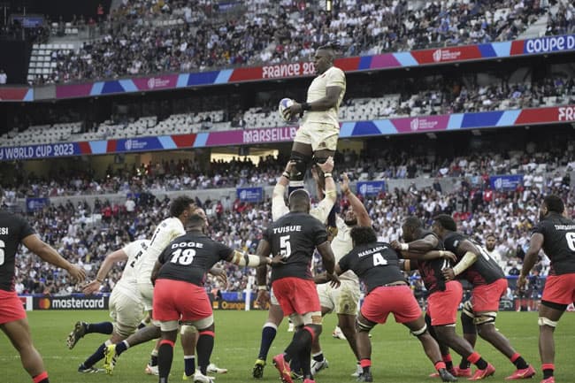 England ends Fiji’s run at Rugby World Cup with a 30-24 win to reach semifinals