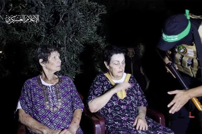 Hamas frees two Israeli hostages, US cautions on Gaza invasion