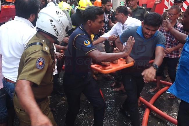 At least 20 hospitalized after massive fire in Pettah