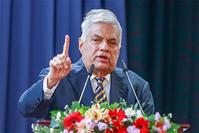 President Ranil calls for unity in building a new Sri Lanka