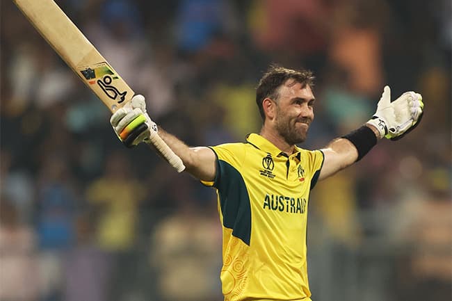 Maxwell’s stunning double ton against Afghanistan leads Australia into semi-finals