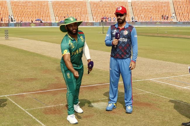 South Africa put to chase after Afghanistan win toss