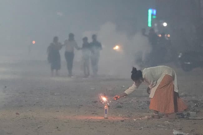 Three Indian cities among world’s 10 most polluted after Diwali