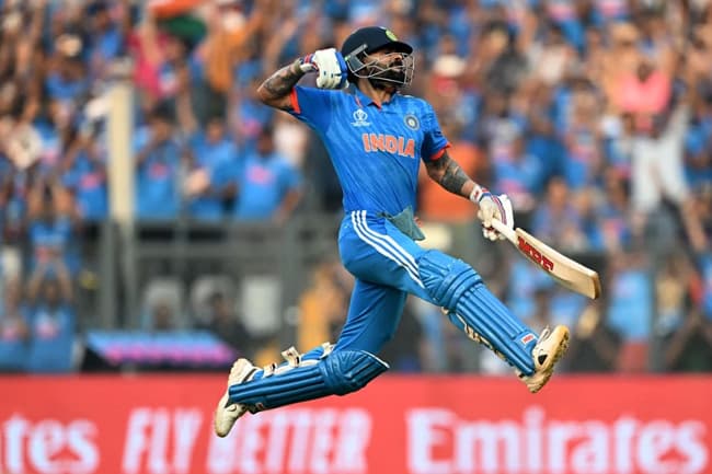 Virat Kohli becomes first batter to score 50 ODI hundreds