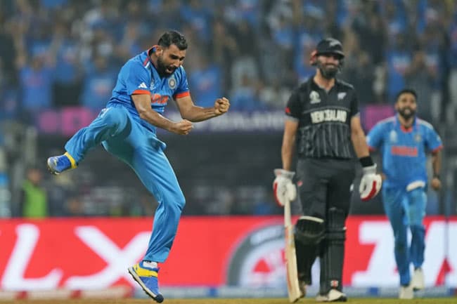 Mohammed Shami’s seven wickets take India to World Cup final after 12 years