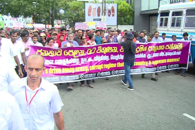High-Level Road blocked due to protest
