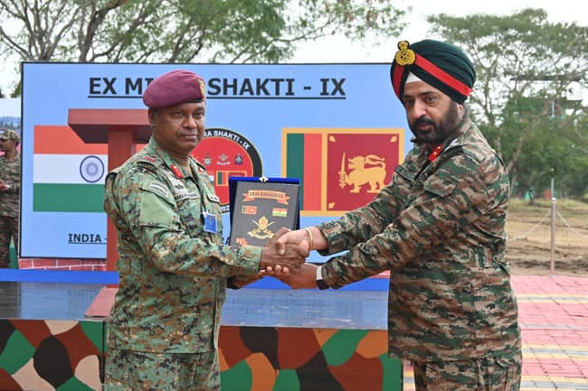 India-Sri Lanka joint military exercise ‘Mitra Shakti 2023’ culminates in Pune