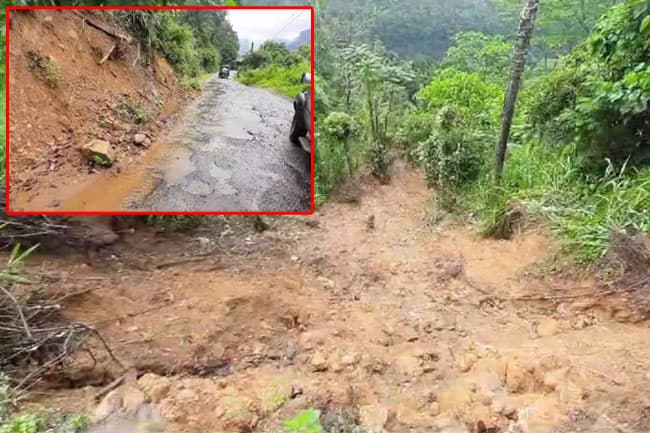 Motorists cautioned as section of Norton Bridge-Maskeliya road collapses