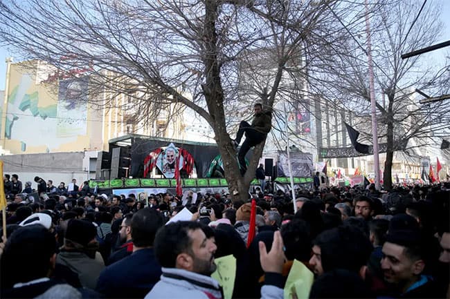 More than 70 killed in ‘terrorist attacks’ near ceremony for slain Iranian general