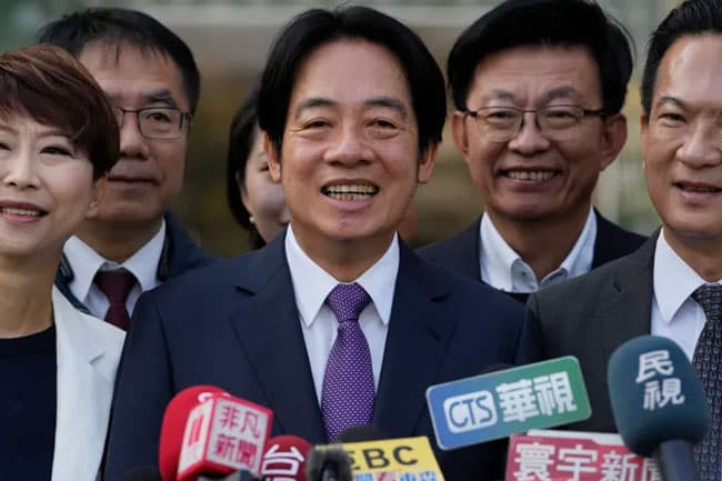Taiwan ruling party’s Lai wins presidential election
