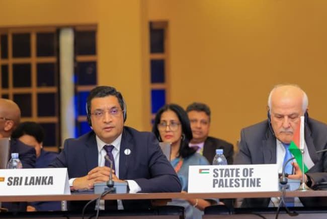 Ali Sabry reaffirms Sri Lanka’s support to Palestine, calls for ‘humanitarian ceasefire’