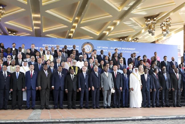 NAM calls Israel’s war in Gaza illegal and condemns attacks on Palestinians