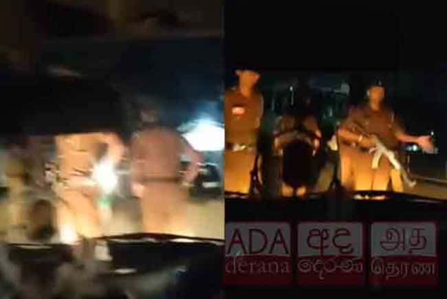 Traffic blocked on Colombo–Kandy road due to student protest