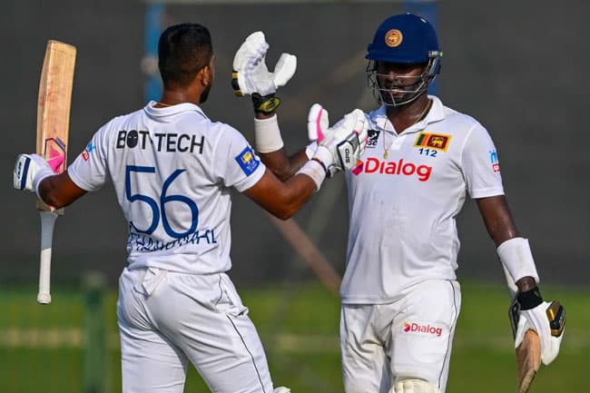 Chandimal-Mathews partnership helps Sri Lanka lead Afghanistan by 212