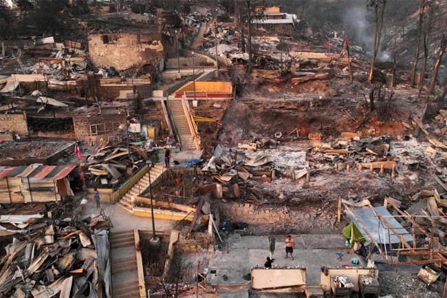 Hundreds of people still missing as Chile’s wildfire death toll reaches 122