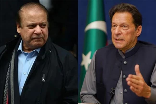 Pakistan election: Imran Khan and Nawaz Sharif each claim advantage
