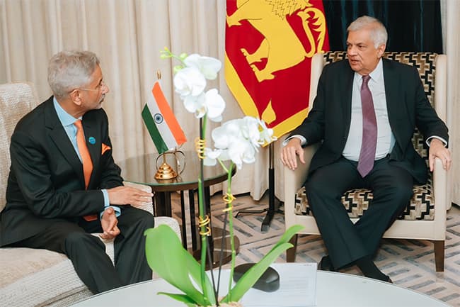 President Ranil meets with India’s foreign minister while in Australia