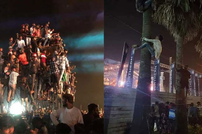 Crowd surge reported in Jaffna as Indian Singer Hariharan’s concert kicks-off