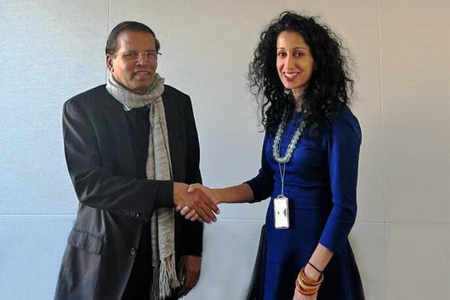 Ex-President Sirisena calls on top official of US State Dept.