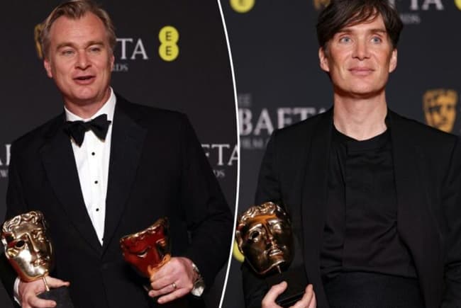 ‘Oppenheimer’ wins 7 prizes, including best picture, at the British Academy Film Awards