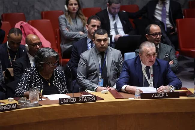 US again casts veto of UN action in Israel-Hamas war