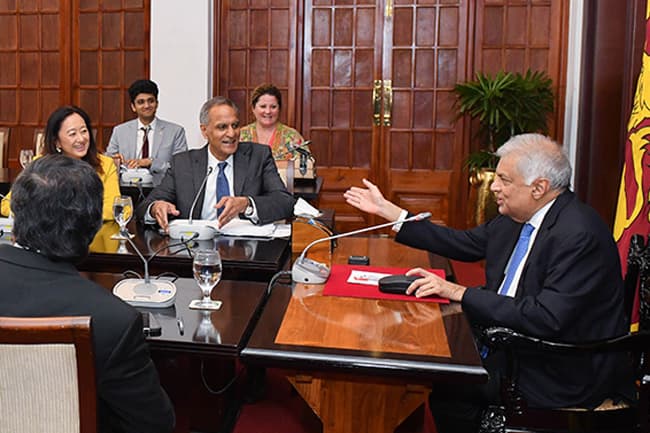 U.S. Deputy Secretary of State calls on President Ranil