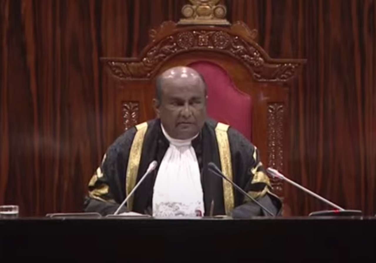 Opposition MPs sign no-confidence motion against the Speaker