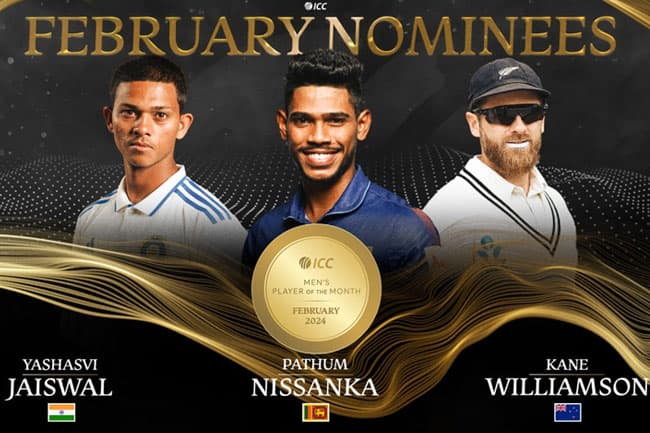 Nissanka among nominees for ICC Player of the Month