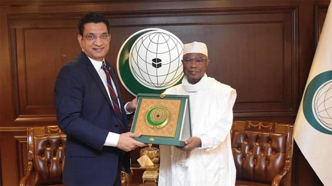 Sri Lankan FM and OIC Secretary General discuss cooperation, Palestine