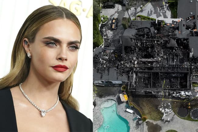 Cara Delevingne’s LA home destroyed by fire