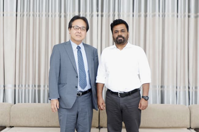 AKD, Japanese envoy discuss Sri Lanka’s economic situation and upcoming prez poll