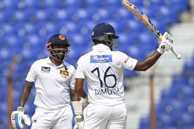 Sri Lanka closes Day 1 for 314/4 against Bangladesh in second Test