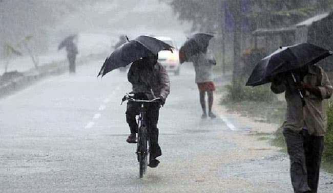 Fairly heavy showers expected in parts of the country