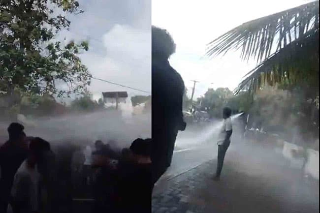 Protesting students tear-gassed near J’pura Uni.