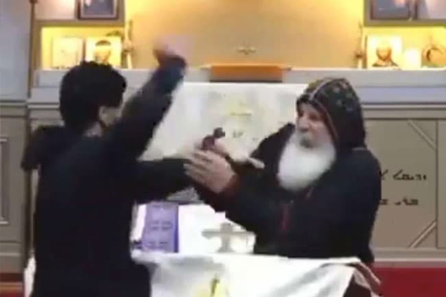 Sydney rocked by second mass stabbing in days as knifeman attacks bishop and worshippers in church